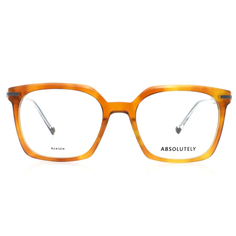 Monture de lunettes en acétate marron