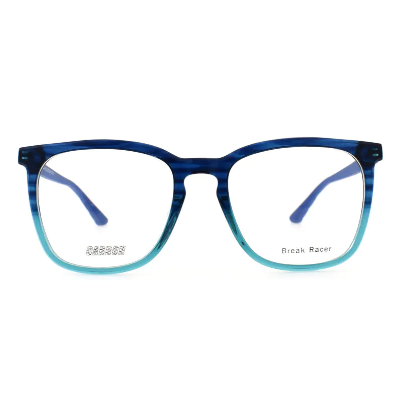Monture de lunettes en acétate de fibre de carbone