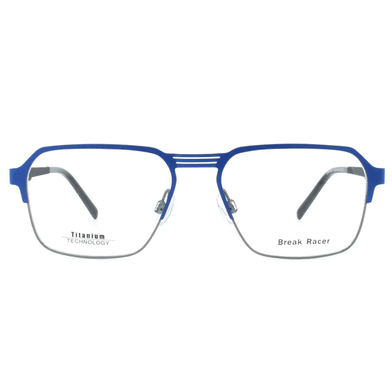 Monture de lunettes en titane et fibre de carbone