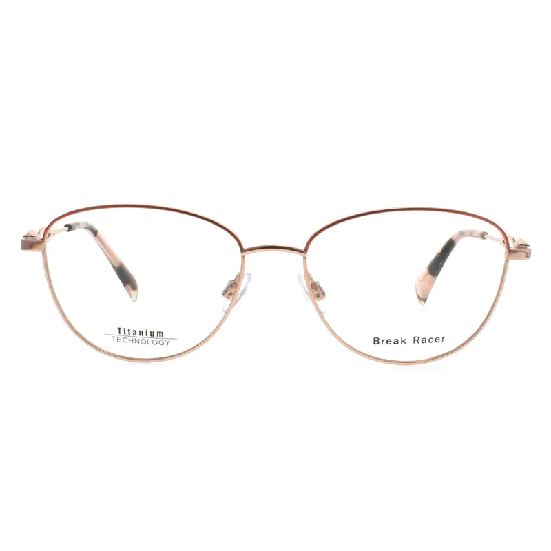 Eyeglass de titane ovale