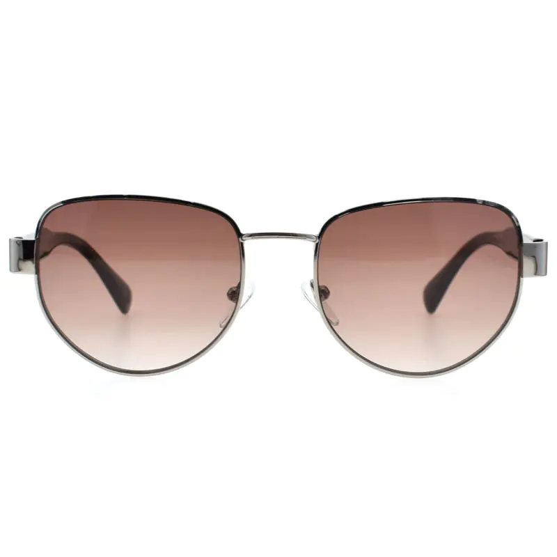 Lunettes de soleil en métal à motifs